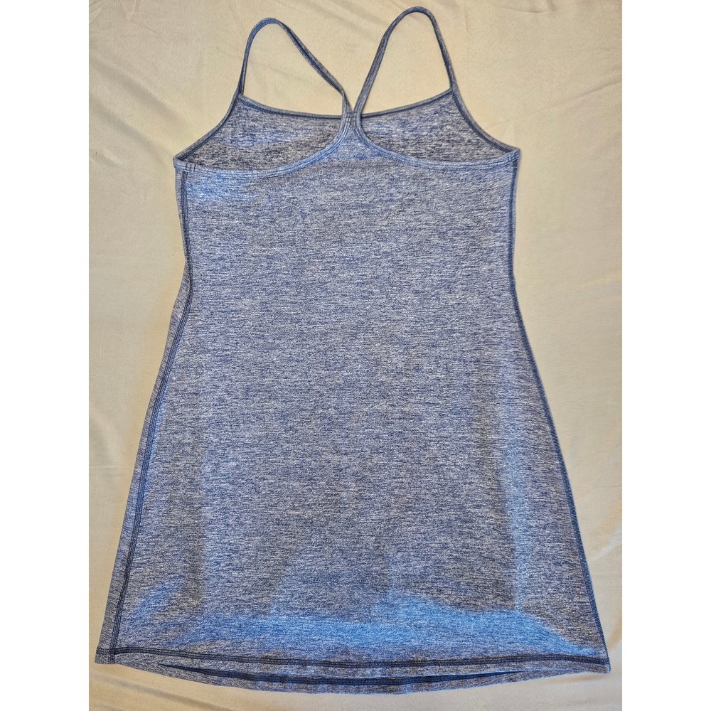 OFFLINE by Aerie The Hugger Dress Womens Medium Blue Space Dye Cross Back‎ Mini